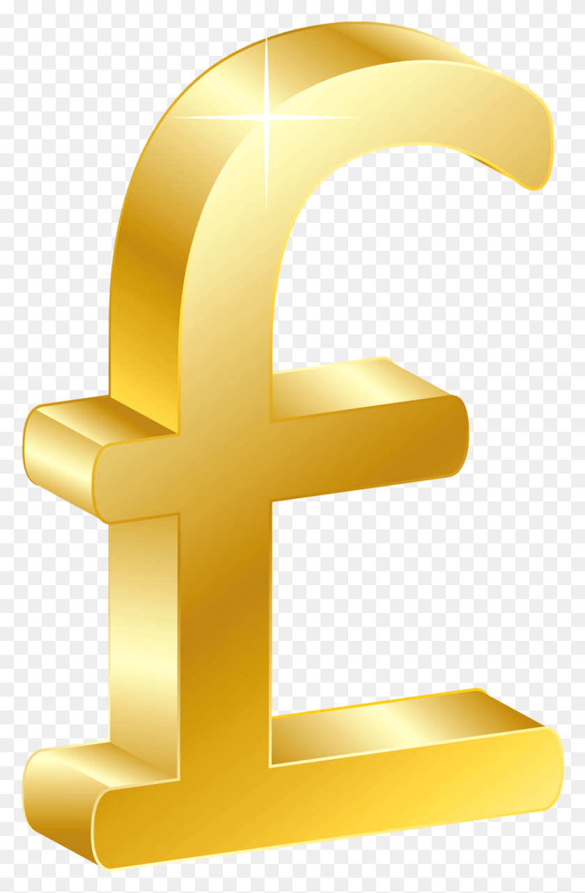 1313x2058 3d Gold Uk Pound Clipart Uk Money Clip Art, Cross, Symbol, Crucifix HD PNG Download