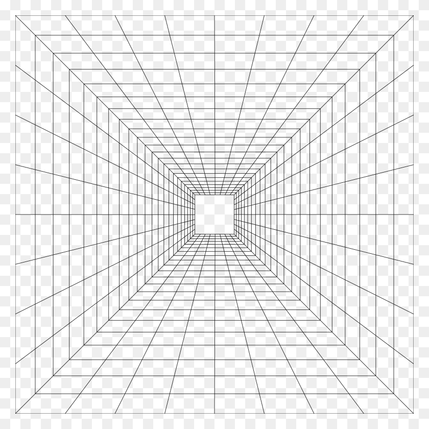 2400x2400 3d Grid Circle Graph Paper, Gray, World Of Warcraft HD PNG Download