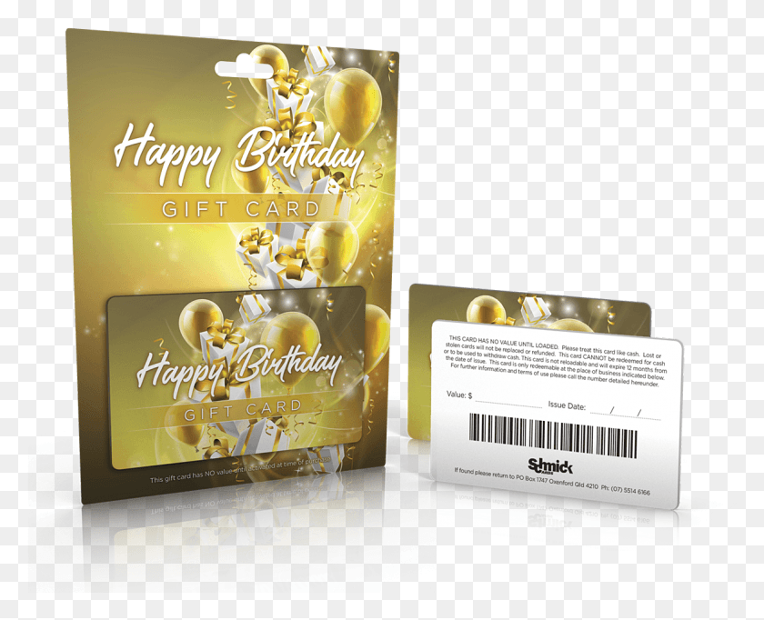 1175x938 3d Happy Birthday Gift Card And Carrier Flyer, Text, Paper, Advertisement HD PNG Download