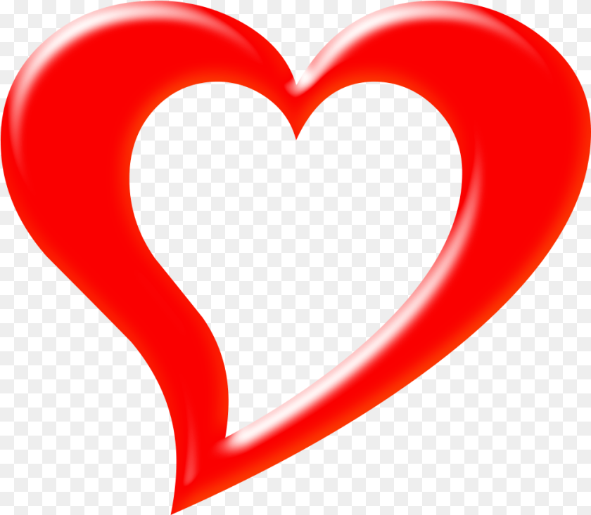 3d Heart Red Corazon PNG