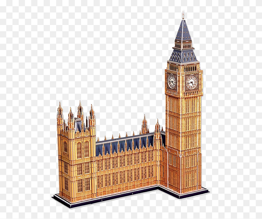 513x641 3D Пазл Cubicfun 3D Puzzle Bigben, Башня, Архитектура, Здание Hd Png Скачать