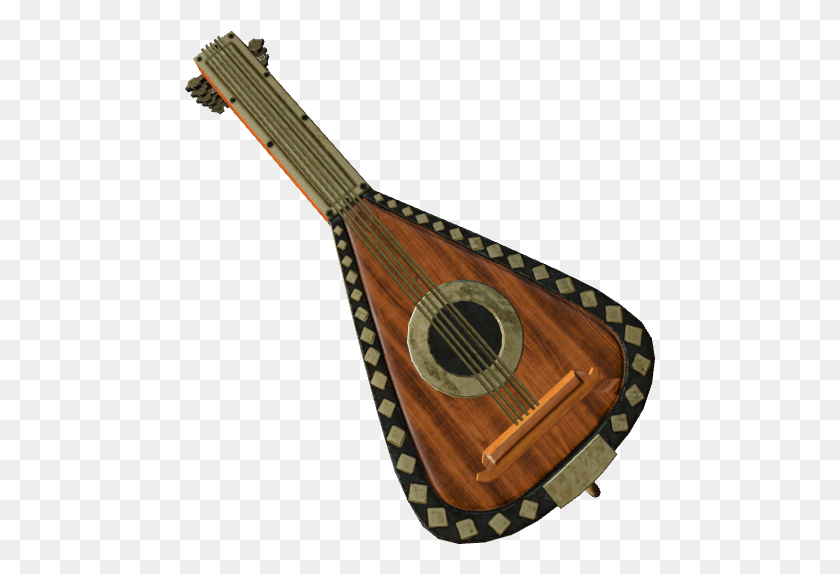 471x514 3d Kobza, Lute, Musical Instrument, Mandolin HD PNG Download
