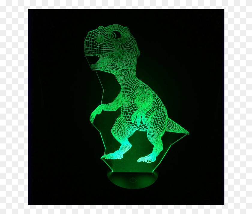 656x656 3d Led Night Light Collection Lampara 3d Dinosaurio, Lizard, Reptile, Animal HD PNG Download