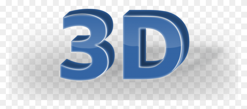 2400x958 3d Letters 3d Text Logo, Number, Symbol HD PNG Download