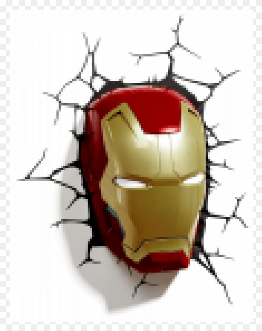 935x1201 3D Light Iron Man Helmet 3D Luminria Homem De Ferro, Строительный Кран, Насекомое, Беспозвоночные Hd Png Скачать
