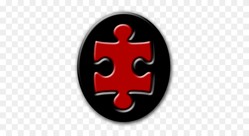 343x400 3d Logo Puzzle Piece Emblem, Jigsaw Puzzle, Game HD PNG Download