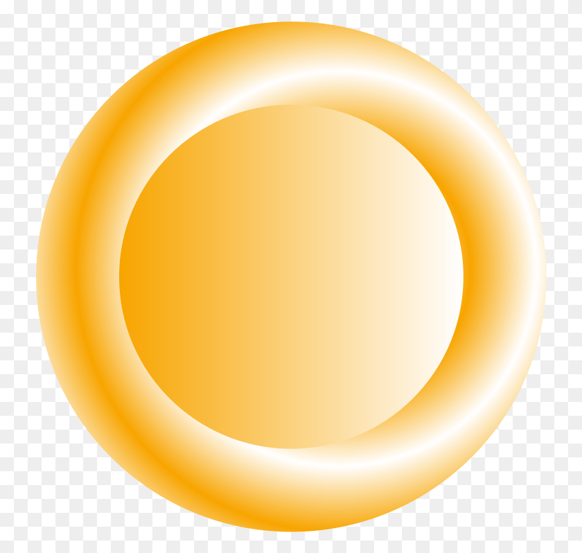 738x738 3d Orange Circular Button Circle, Gold, Food, Sphere HD PNG Download