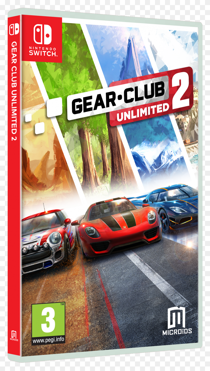 1119x2035 3d Pegi Gear Club Unlimited 2 Nintendo Switch, Car, Vehicle, Transportation HD PNG Download