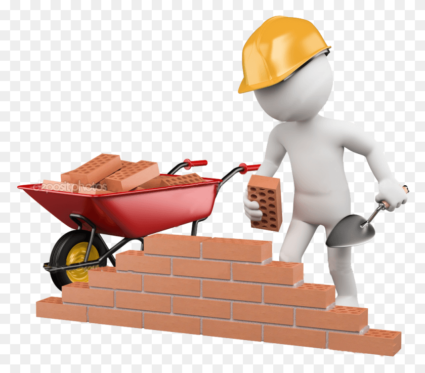 979x850 3d People Construction, Clothing, Apparel, Helmet HD PNG Download