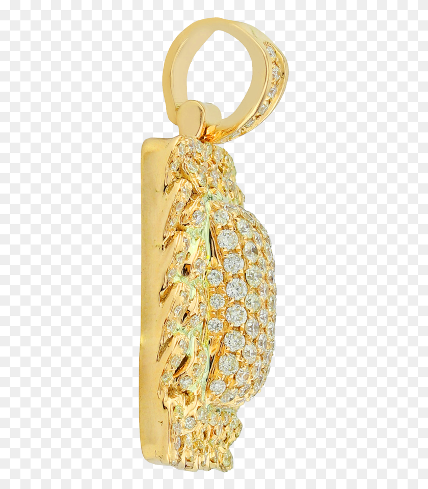 299x900 3d Pillow Pendant Cuban Link Style Keychain, Accessories, Accessory, Jewelry HD PNG Download