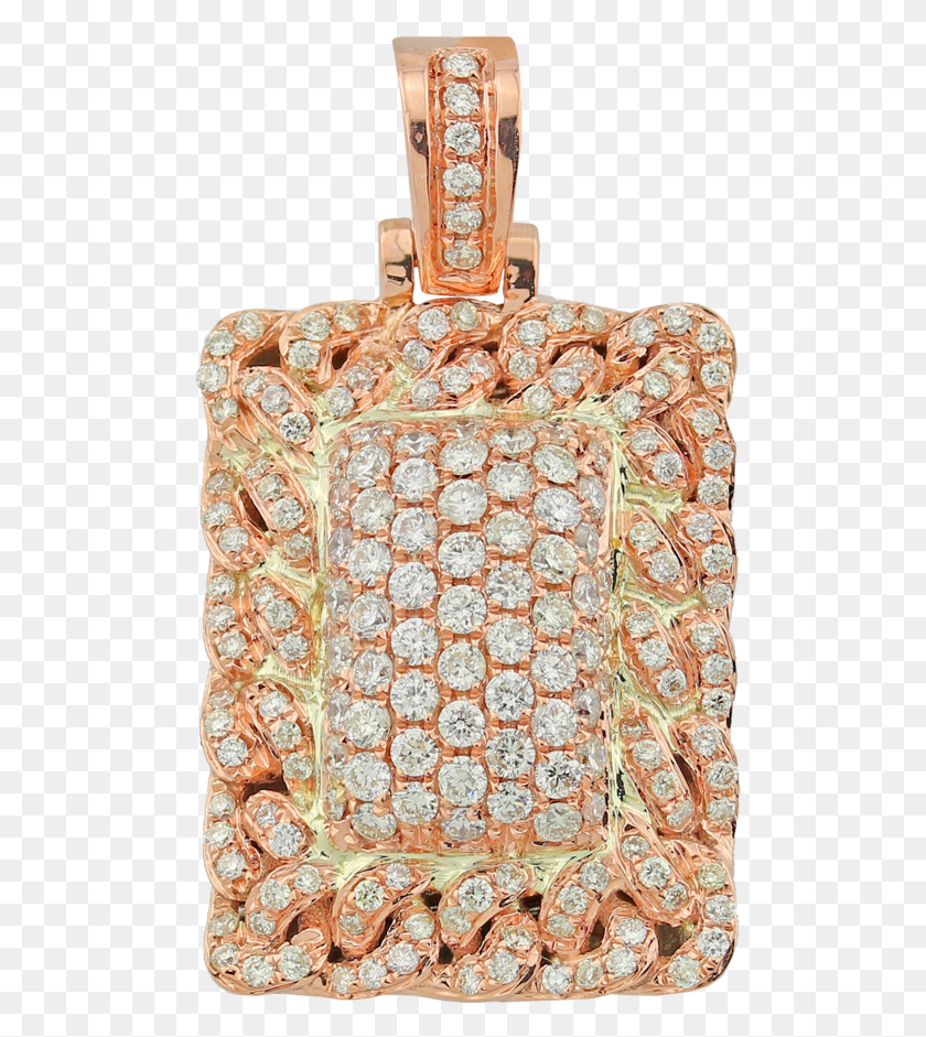 506x881 3d Pillow Pendant Cuban Link Style Locket, Accessories, Accessory, Rug HD PNG Download