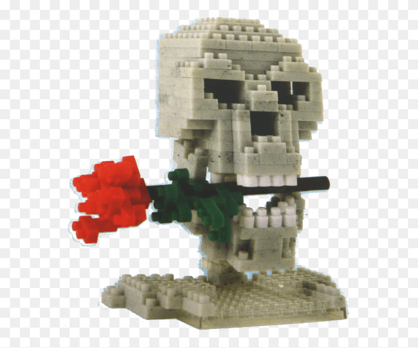 589x641 3d Pixel Puzzle Lego, Minecraft, Robot, Super Mario HD PNG Download