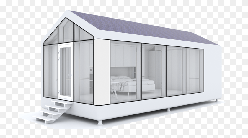 711x409 3d Printed Zombie Proof Tiny House 3d Printed House Ukraine, Housing, Building, Mobile Home HD PNG Download
