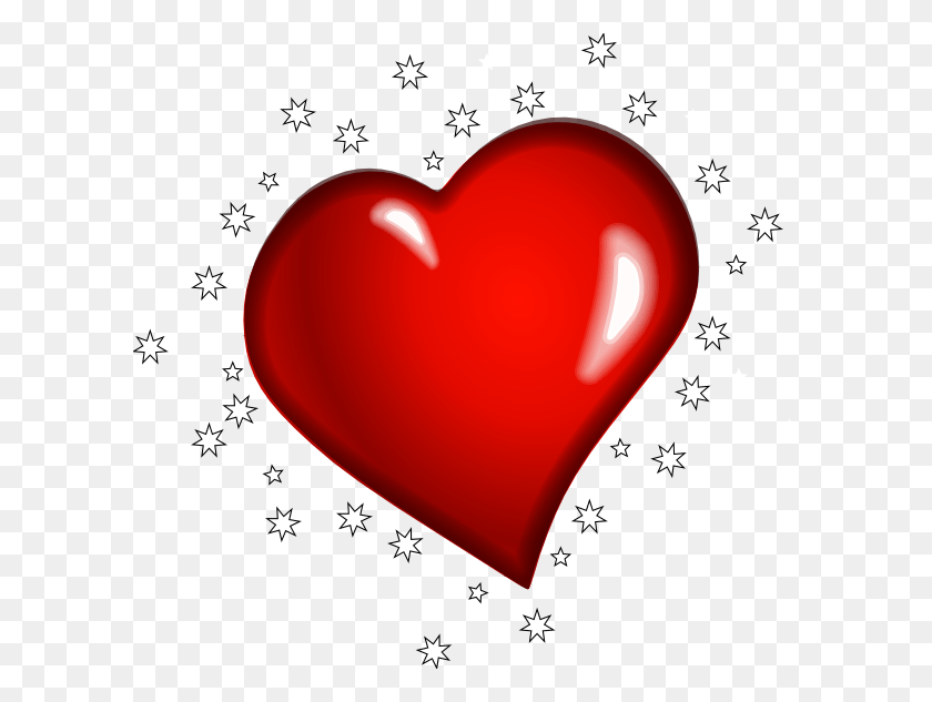 600x573 3D Красное Сердце Персонаж Сердце Страны, Воздушный Шар, Мяч, Этикетка Hd Png Скачать