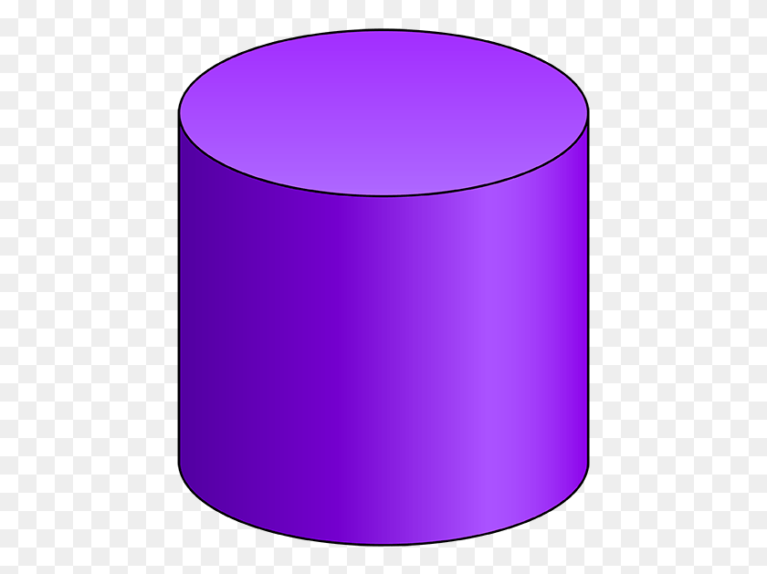 453x569 3d Shapes 3d Cylinder, Lamp HD PNG Download