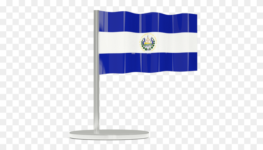 423x419 3d Waving Flag Of El Salvador Flag Mauritius 3d, Symbol, Lamp, American Flag HD PNG Download