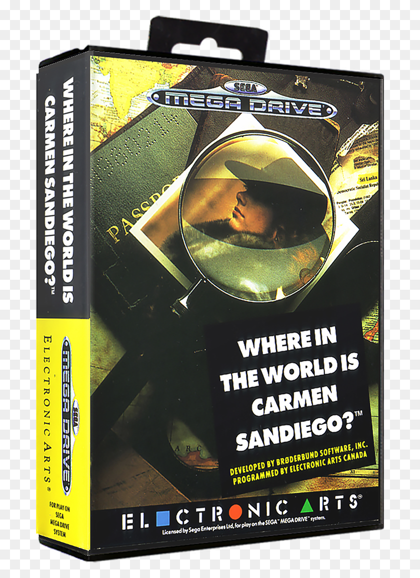 3d Where In The World Is Carmen Sandiego World Is Carmen Sandiego Megadrive, Poster, Advertisement, Flyer HD PNG Download