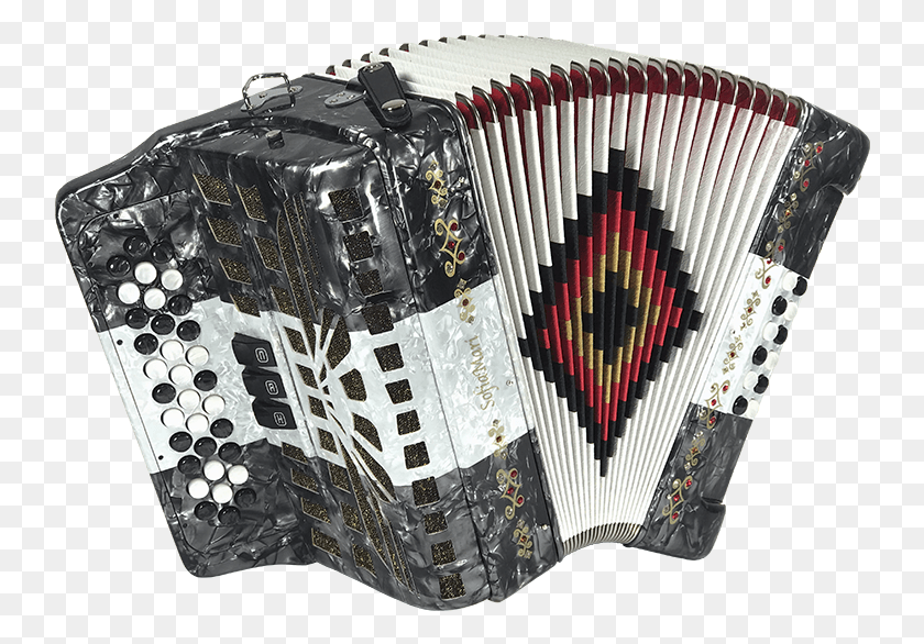 742x526 3r In Gray White Gray Pearl Trikiti, Musical Instrument, Accordion, Purse HD PNG Download