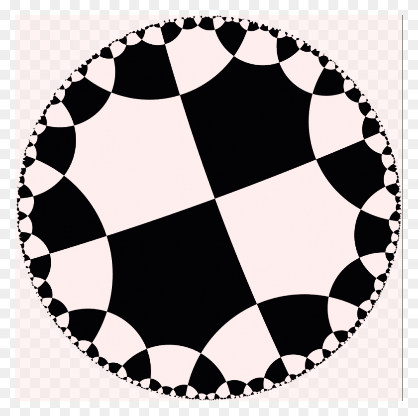 1004x1000 4 Hyperbolic Checkerboard Hyperbolic Chessboard, Rug, Symbol, Stencil HD PNG Download