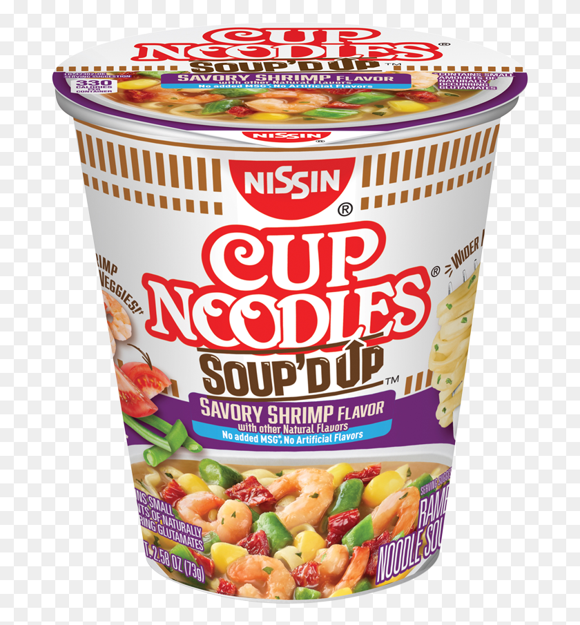 693x845 40302 Cup Noodles Soupd Up Savory Shrimp Unit Nissin Cup Noodles Soup D Up, Food, Dessert, Yogurt HD PNG Download