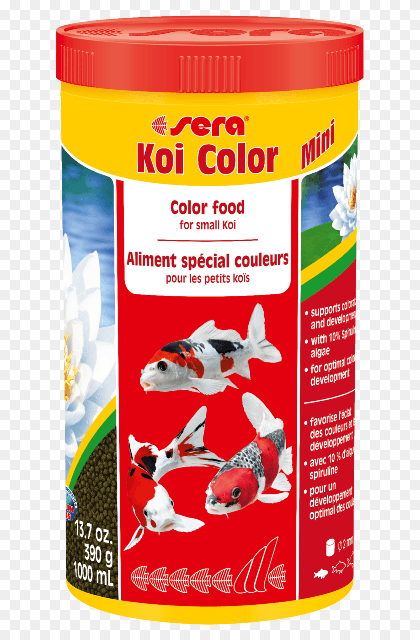 617x1220 42080 Int Sera Koi Color Mini 1000 Ml Sera Koi Color Mini, Fish, Animal, Carp HD PNG Download