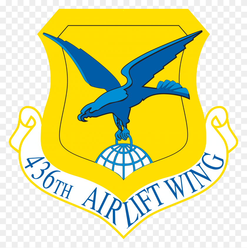 2392x2397 436th Airlift Wing, Symbol, Emblem, Logo HD PNG Download