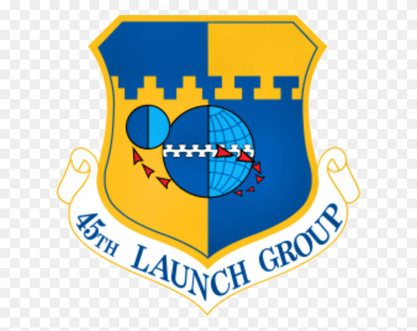 612x607 Descargar Png / 45Th Launch Group 45Th Space Wing Patch, Símbolo, Logotipo, Marca Registrada Hd Png
