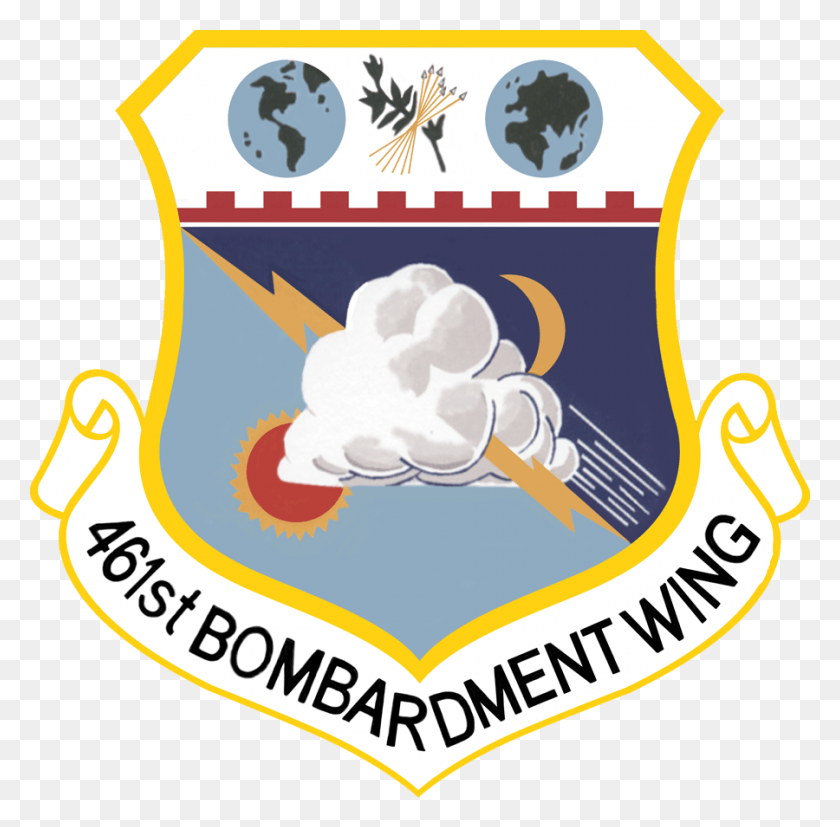 900x885 461st Bombardment Wing 167th Airlift Wing Patch, Symbol, Logo, Trademark HD PNG Download