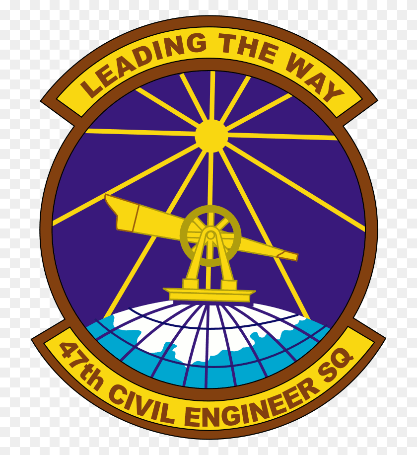 718x856 Escuadrón De Ingenieros Civiles 47 Escuadrón De Ingenieros Civiles De La Fuerza Aérea Clave De Inteligencia, Símbolo, Logotipo, Marca Registrada Hd Png