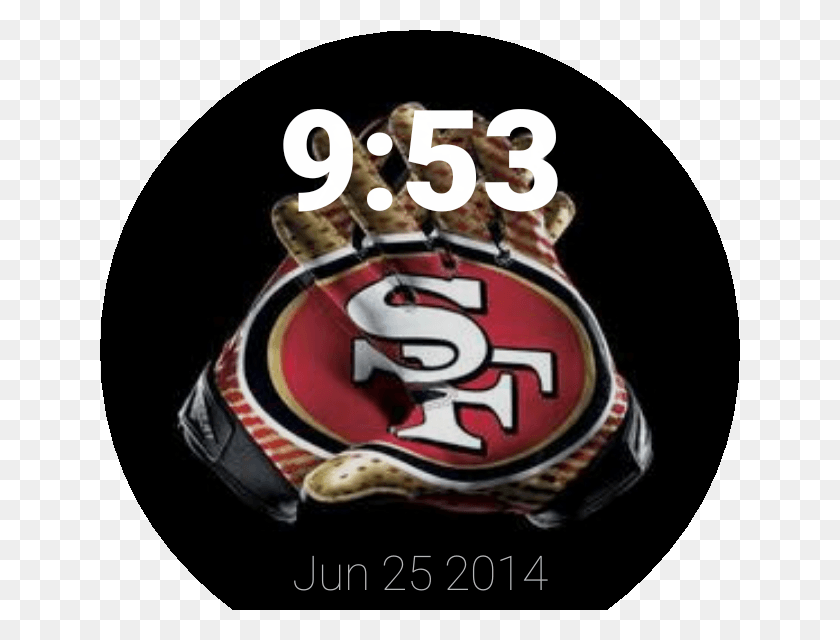 640x580 49ers Gloves Preview, Symbol, Logo, Trademark HD PNG Download