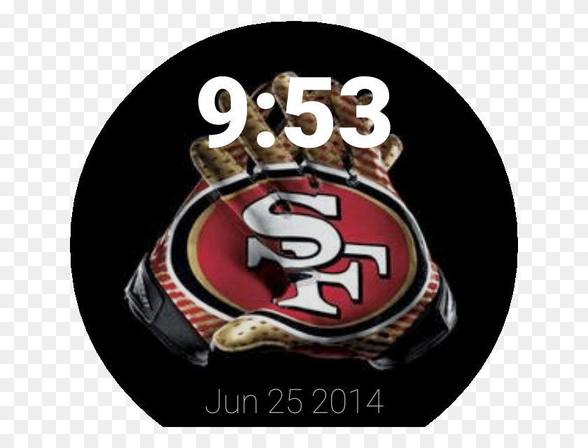 640x580 49Ers Guantes De Vista Previa, Símbolo, Logotipo, Marca Registrada Hd Png