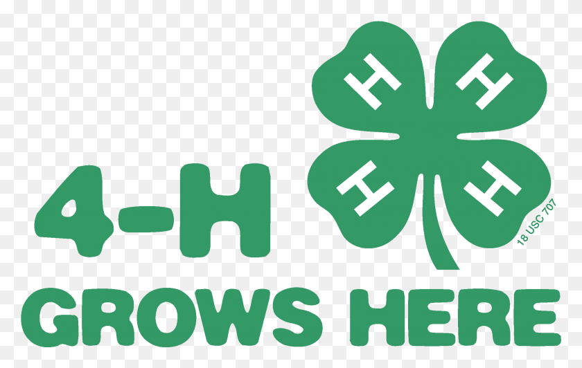 2114x1280 Логотип 4H Grows Here, Зеленый, Слово, Символ Переработки Hd Png Скачать