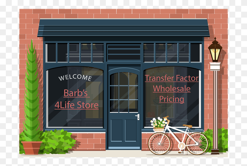 710x506 4life Store Brick Store Facade, Bicycle, Vehicle, Transportation HD PNG Download