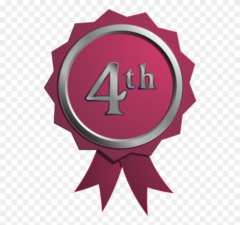 536x730 4th 1st Place Badge, Number, Symbol, Text HD PNG Download