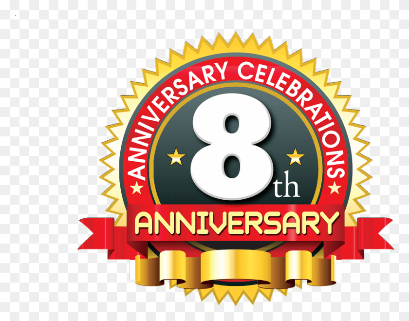837x643 4th Anniversary Logo, Text, Number, Symbol HD PNG Download