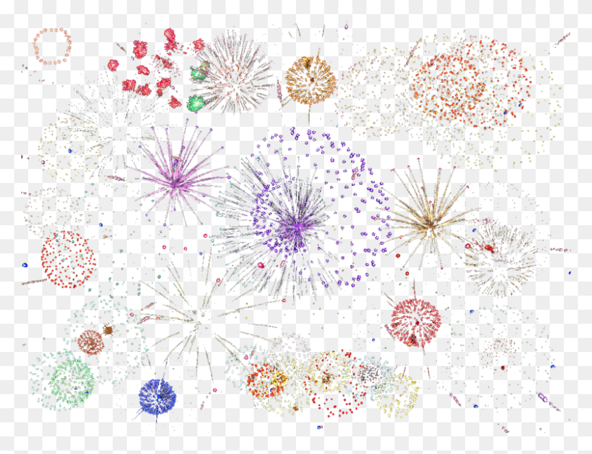 800x600 4Th Of July Fireworks Motif, Nature, Outdoors, Night Descargar Hd Png