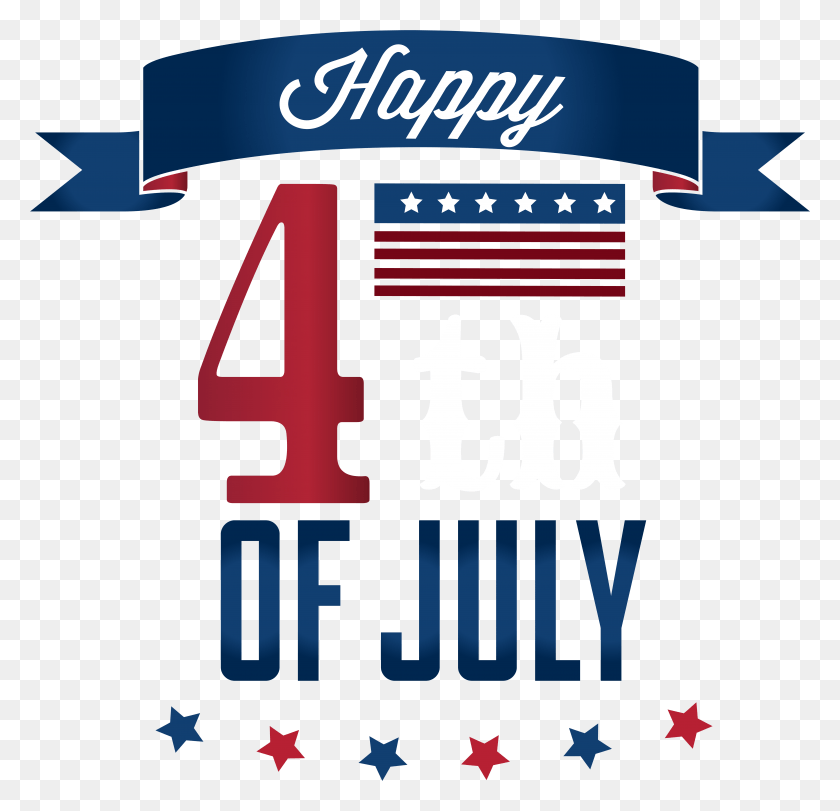 6905x6654 4th Of July Happy 4th Of July Day Quotes, Text, Number, Symbol HD PNG Download