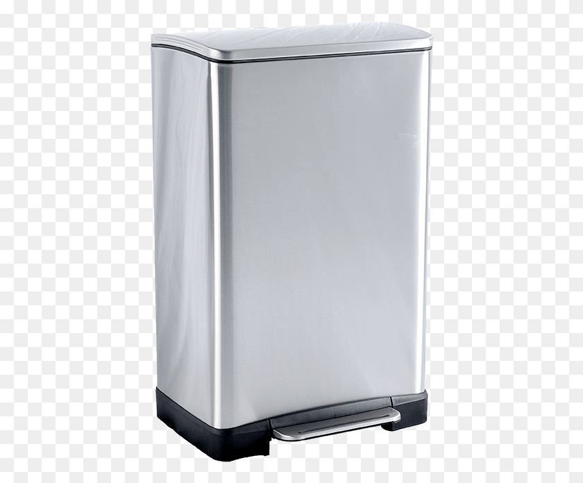 411x636 50l Cube Step Bin Small Appliance, Refrigerator, White Board, Jar HD PNG Download