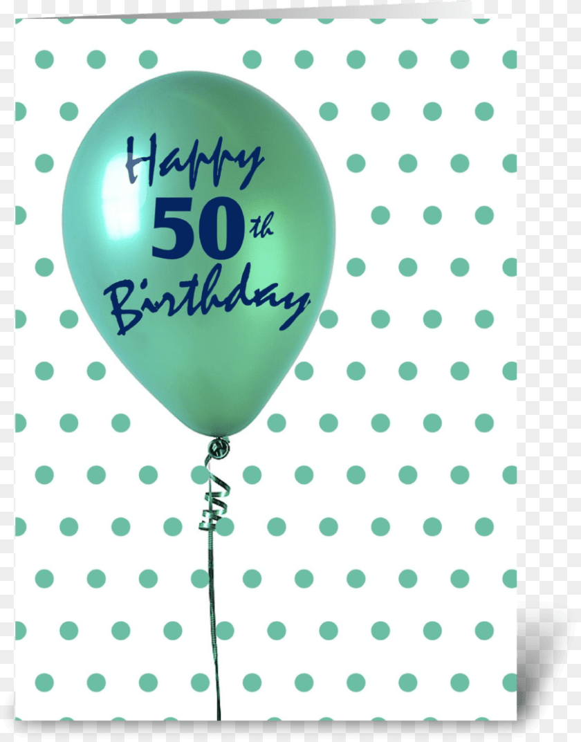 869x1110 50th Birthday Balloon Balloon, Pattern PNG