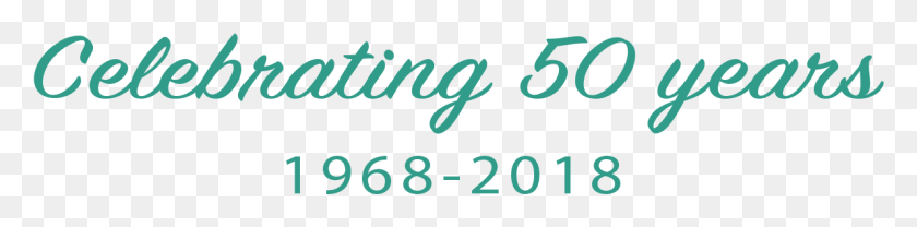 1191x227 50Th Logo Celebrando 50 Años 1968 2018, Texto, Número, Símbolo Hd Png