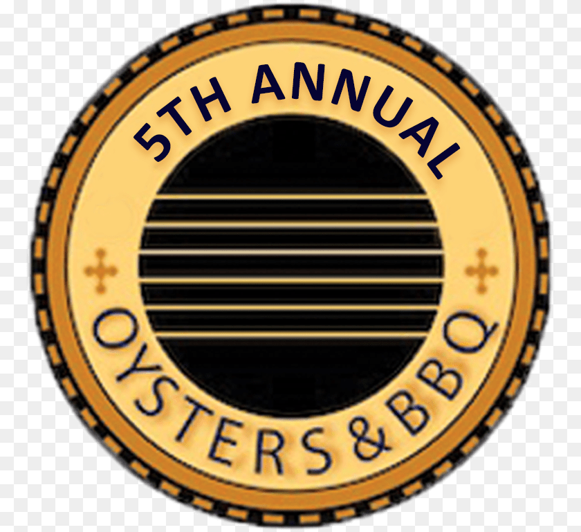 5th Annual Oysters And Bbq Circle, Logo, Wristwatch, Badge, Symbol Transparent PNG