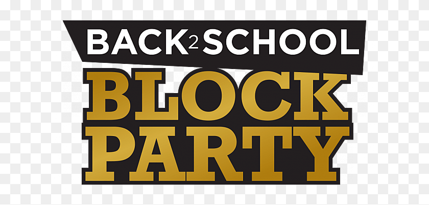 630x341 5th Street Back To School Block Party In Downtown Poster, Text, Word, Label HD PNG Download