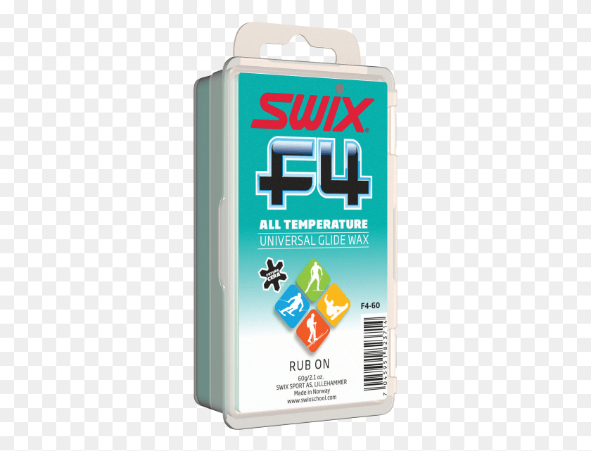 291x581 60 Glide Wax Rub On 60g Swix F4 All Temperature Wax, First Aid, Bandage, Poster HD PNG Download