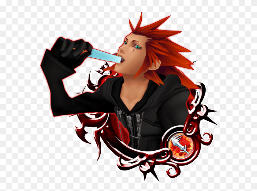 585x565 619x577 Axel Kingdom Hearts Axel Medal, Horn, Brass Section, Musical Instrument HD PNG Download