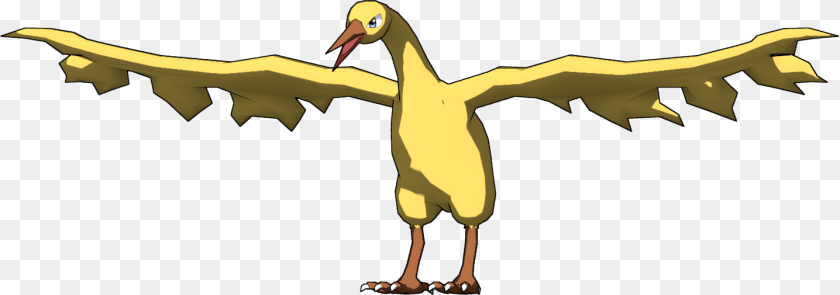 Moltres, Animal, Bird, Waterfowl, Goose Sticker PNG