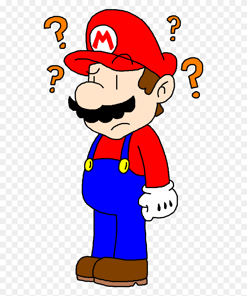 543x944 680x1032 Confused Mario By Mario Confused, Person, Human, Elf HD PNG Download