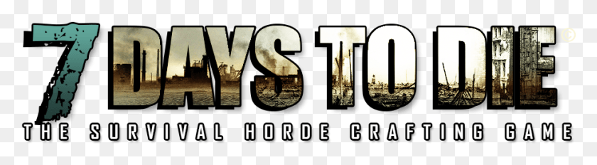 920x204 7 Days To Die Logo, Text, Word, Alphabet HD PNG Download