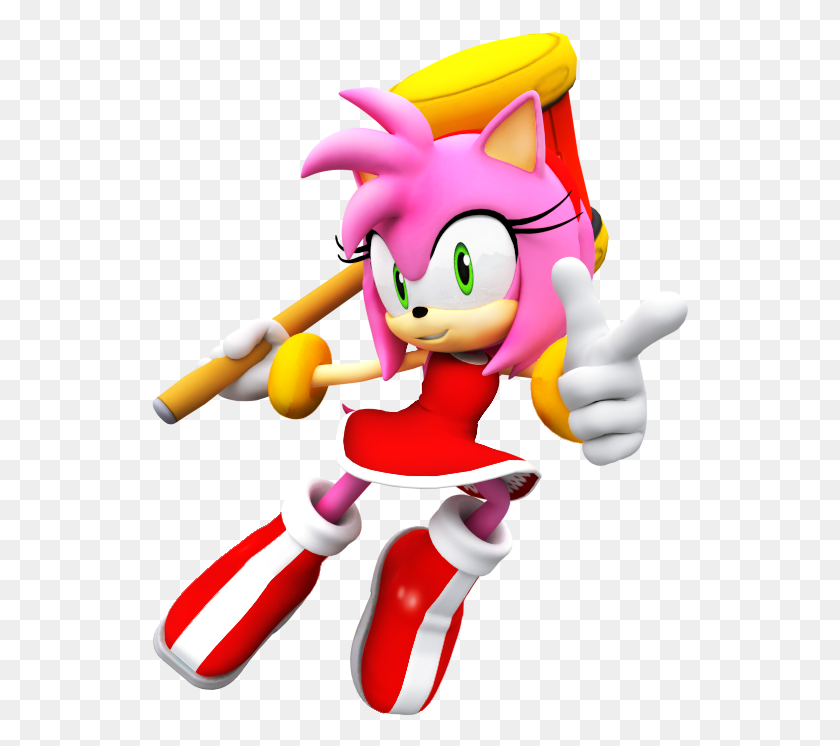 537x686 700x700 Amy Rose New Render By Nibrocrock D867m1u Amy Rose 3d Render, Toy, Doll HD PNG Download