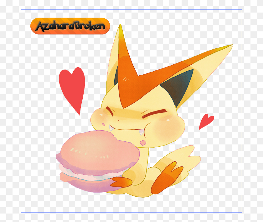 707x647 Cupido Png / Silveon Y Victini Png