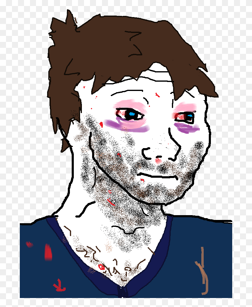 709x966 708x1076 Punished Wojak 3am Doomer, Graphics, Face HD PNG Download